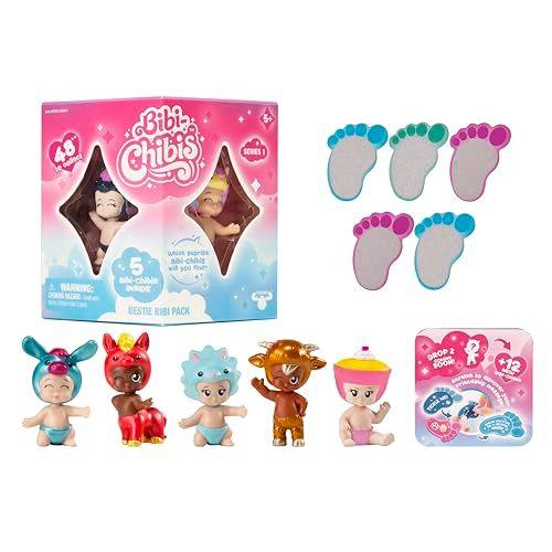 BANDAI - Pack 5 figuras muñecas bebé coleccionables 