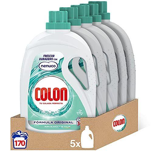 Colon Nenuco - Pack de 5 detergentes para la lavadora en formato gel 