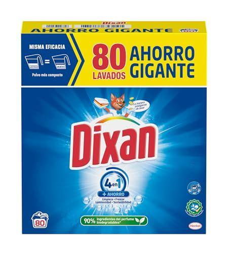 Dixan Polvo Total 3+1 -  Detergente en polvo para lavadora