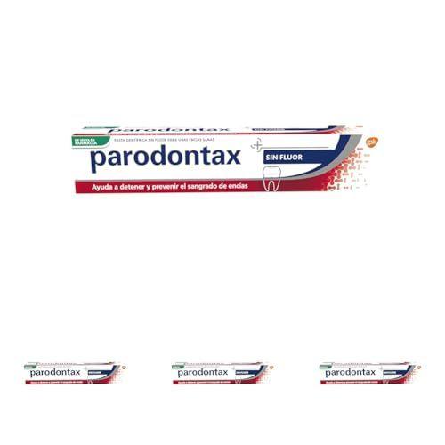 Parodontax - Pack de 4 tubos de pasta de dientes sin flúor