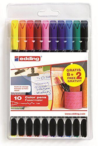 edding 1200 - Set de rotuladores de colores de trazo fino