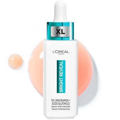 L'Oréal Paris Bright Reveal - Sérum antimanchas para todo tipo de piel | Con niacinamida y ácido aminosulfónico | Formato XL