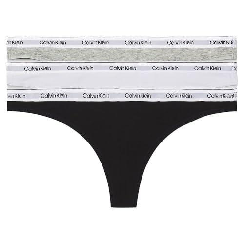 Calvin Klein - Pack de 3 braguitas tipo tanga para mujer 