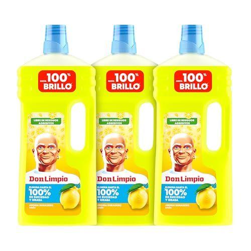 Don Limpio - Pack de 3 detergentes liquidos para baño 