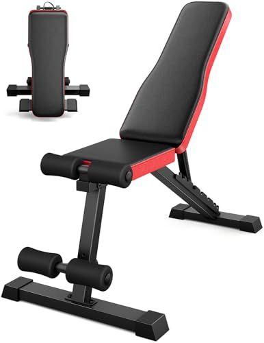 Rockvale - Banco de musculación plegable para gimnasio en casa Rockvale - Banco de musculación plegable para gimnasio en casa