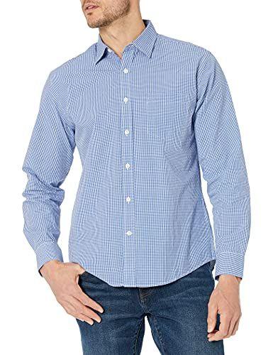 Amazon Essentials - Camisa Informal de Popelina (hombre)  