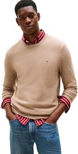 Tommy Hilfiger - Jersey de cuello redondo para hombre