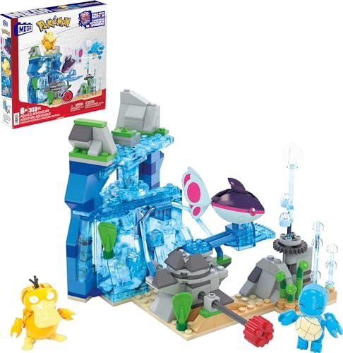 MEGA Pokémon - Set de bloques de construcción con 3 figuras de personajes 
