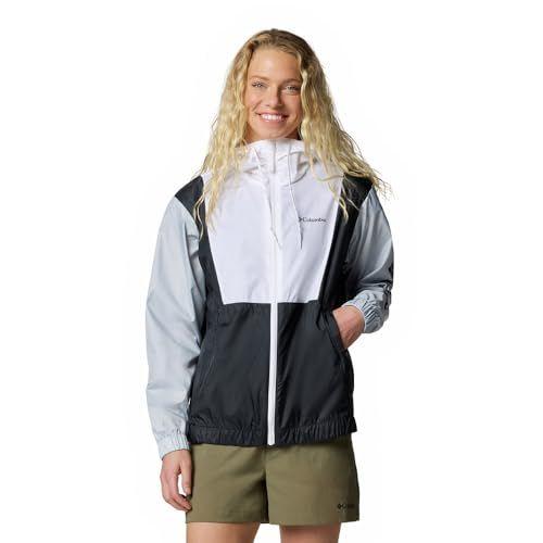 Columbia - Chaqueta con capucha y cordón de ajuste y protección solar UPF