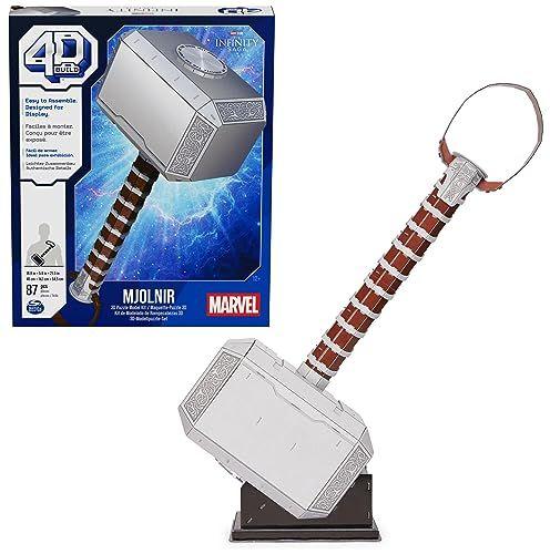4D Build - Puzzle Marvel 3D- MARTILLO DE THOR MJOLNIR    