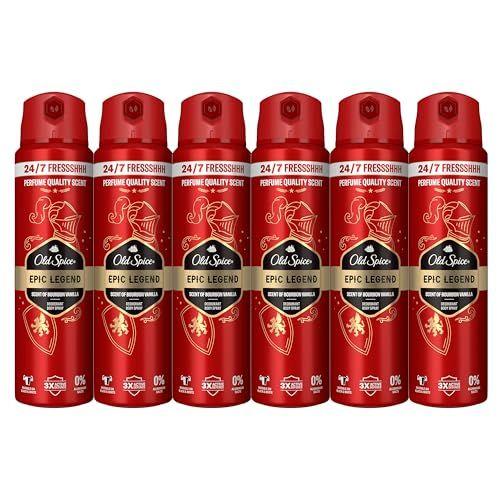 Old Spice - Epic Legend - Desodorante corporal en spray (6 x 150 ml) Old Spice - Epic Legend - Desodorante corporal en spray (6 x 150 ml)