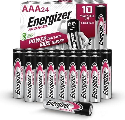 Energizer Advanced - Paquete de 24 pilas AAA de larga duración Energizer Advanced - Paquete de 24 pilas AAA de larga duración