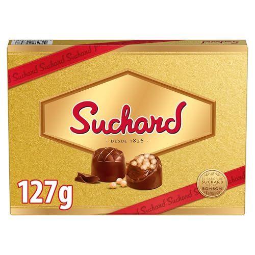 Suchard - Caja de 14 Bombones de Chocolate con Leche y Arroz Inflado