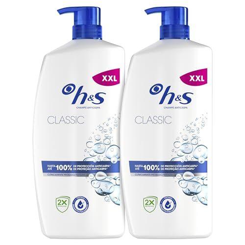 H&S Classic - Pack de 2 botes de champú anticaspa con dispensador H&S Classic - Pack de 2 botes de champú anticaspa con dispensador