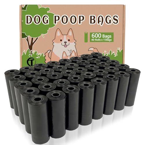 AiTodos - 600 bolsas para excrementos de perros | 40 rollos | Polietileno