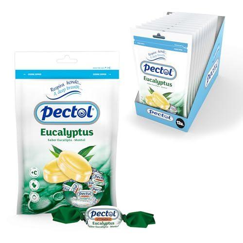 Damel PECTOL - Caja de 12 bolsas de caramelos de eucalipto