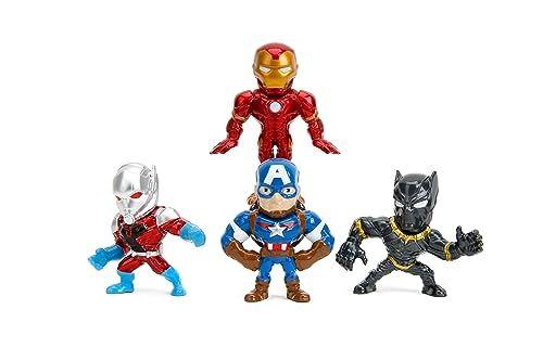 Jada- Pack de 4 Figuras coleccionables de los Vengadores