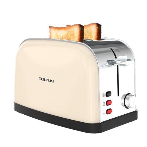 Taurus - Tostador Vintage II Cream de 950W