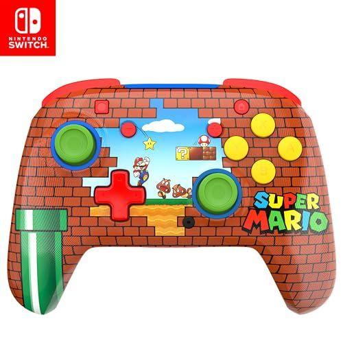 Turtle Beach Rematch - Mango de juego inalámbrico para Nintendo Switch | Mario Bricks 