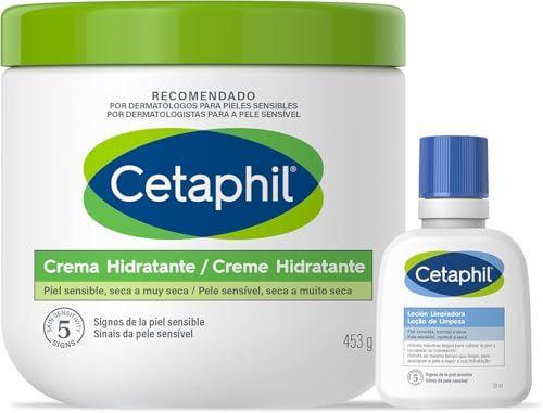 Cetaphil - Set: crema hidratante + loción limpiadora mini