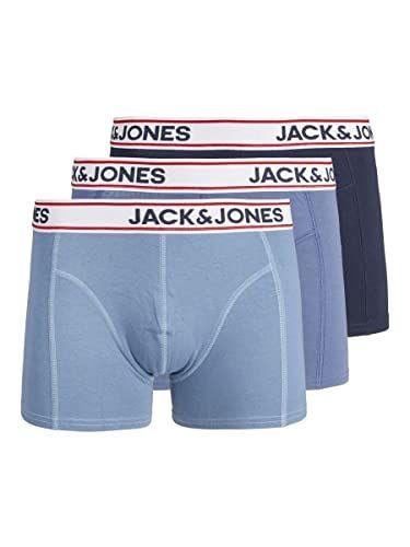 JACK & JONES - Pack de 3 calzoncillos para hombre JACK & JONES - Pack de 3 calzoncillos para hombre