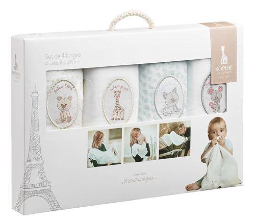 Sophie la Girafe - Juego de 4 muselinas