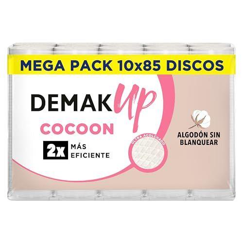 Demak'Up Cocoon - 850 discos desmaquillantes redondos de algodón