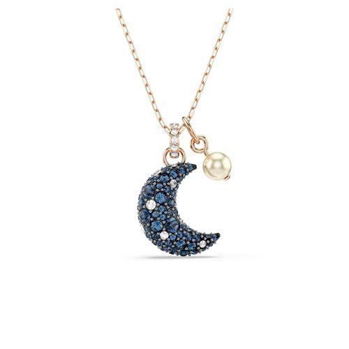 Swarovski - Colgante Luna perla de cristal
