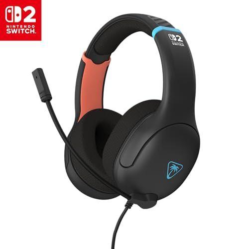 Turtle Beach Airlite Fit Gris carbón - Auriculares de juego con cable para Nintendo Switch 2