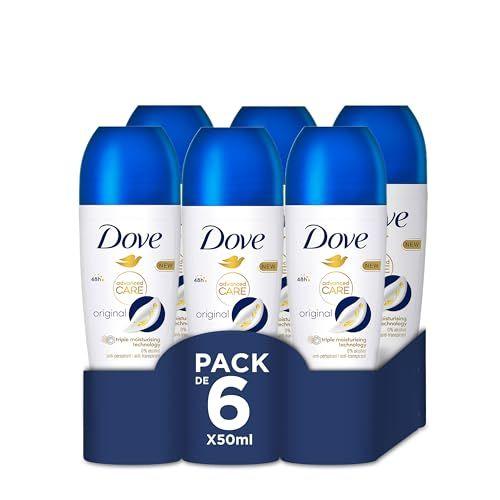 Dove Advanced Care - Pack de 6 desodorante Roll-On sin alcohol