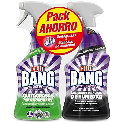 Cillit Bang - Pack ahorro: 2 spray limpiador quitagrasas