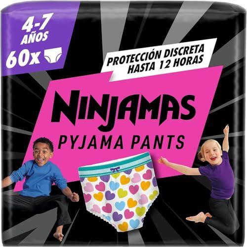 Dodot - 60 pañales tipo braguita para la noche | Talla 4-7 años (17-30 kg)