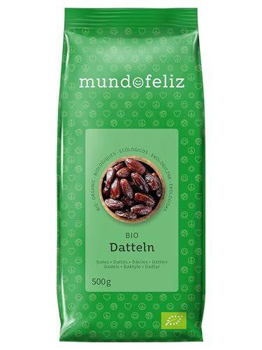 Mundo Feliz - 2 bolsas de dátiles ecológicos secos sin hueso