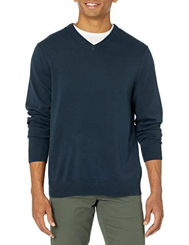 Amazon Essentials - Jersey con cuello de V para hombre