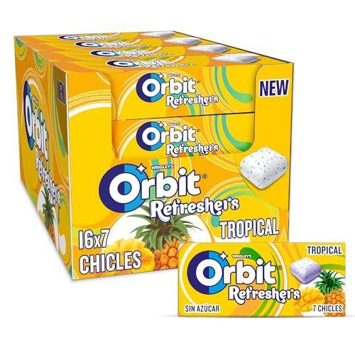 Orbit - Pack de 16 paquetes de chicles sin azúcar Orbit - Pack de 16 paquetes de chicles sin azúcar