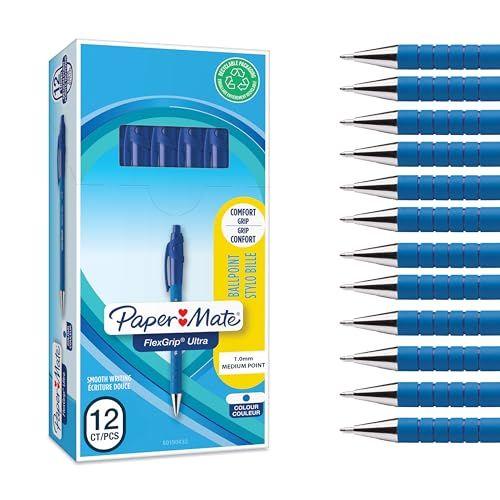 Paper Mate Flexgrip - Caja de 12 bolígrafos 