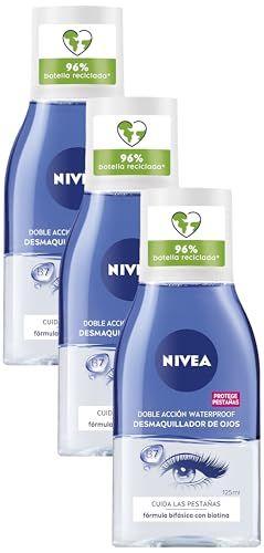 NIVEA - Pack de 3 botes de desmaquillador de ojos NIVEA - Pack de 3 botes de desmaquillador de ojos