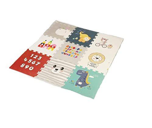Alfombra Puzle para bebés de animales 