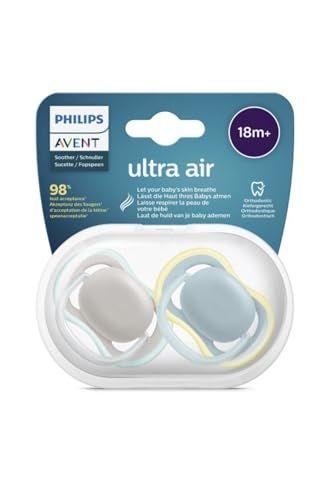 Philips Avent - 2 Chupetes Ultra Air Ortodoncias y sin BPA Philips Avent - 2 Chupetes Ultra Air Ortodoncias y sin BPA