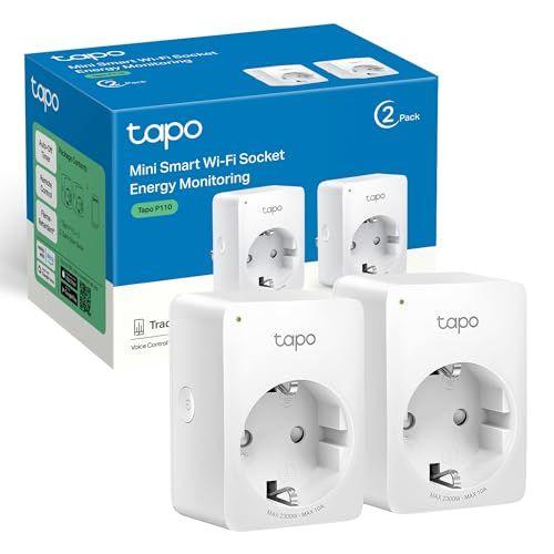 Tapo - Paquete de 2 mini enchufes inteligentes Wi-Fi