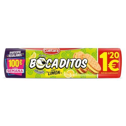 Bocaditos - 2 paquetes de sándwich relleno de deliciosa crema sabor limón