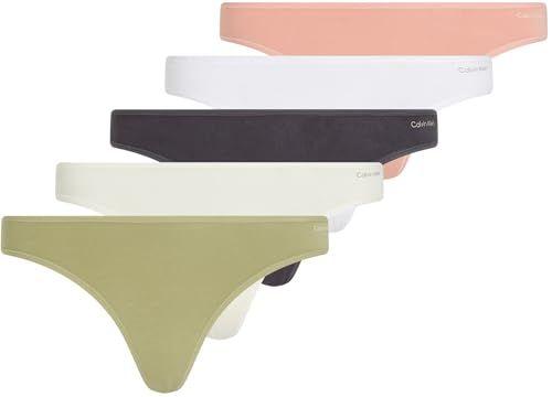 Calvin Klein - Pack de 5 tangas para mujer 