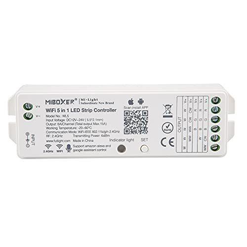 LIGHTEU - Controlador de tira LED | Soporta 5 modos de salida diferentes