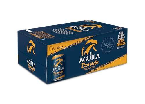 El Águila Dorada - Pack de 12 latas de cerveza lager especial El Águila Dorada - Pack de 12 latas de cerveza lager especial