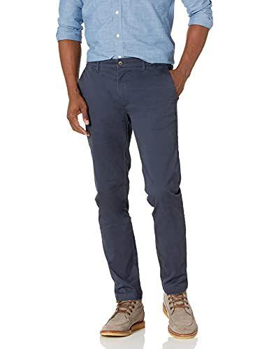 Amazon Essentials - Pantalón chino elástico para hombre